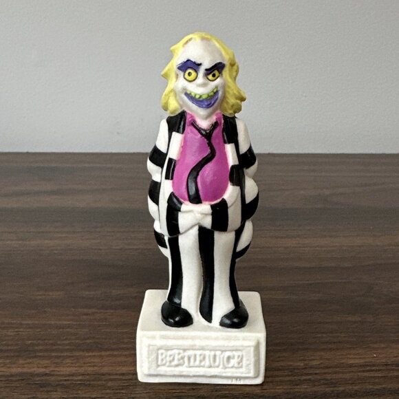 Vintage Beetlejuice Burger King Kids Club Double Sided Toy Ghost Post 1989 READ - Picture 6 of 15